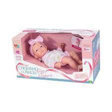 BONECA CHEIRINHO DE AMOR REBORN 46CM REF516