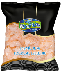 CAMARAO NATUPEIXE ROSA VG LIMPO BDJ 350G