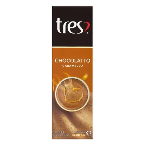 CAPSULA TRES CHOCOLATE CARAMELO 11G