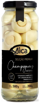 CHAMPIGNON INTEIRO AICA PREMIUM VIDRO 200G