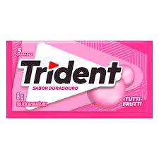 CHICLETE TRIDENT TUTTI FRUTTI 8G