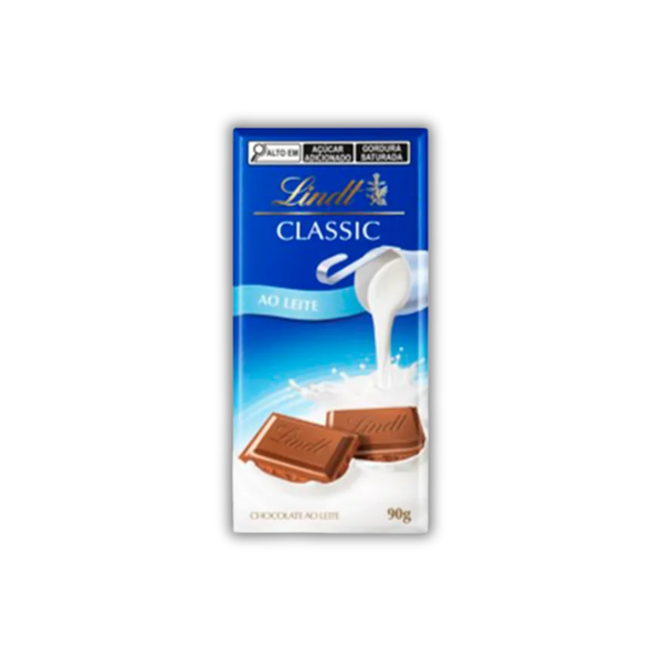CHOC LINDT CLASSIC AO LEITE 90G
