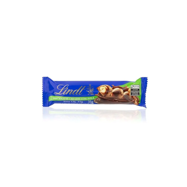 CHOC LINDT NOCCIOLATTE AO LEITE C/ AVELA 35G