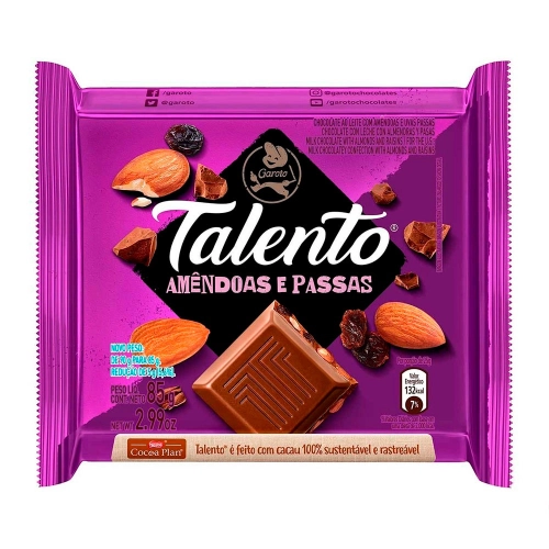 CHOC TALENTO AMEND PASSAS 85G