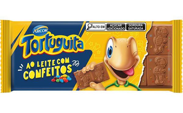 CHOC TORTUGUITA CONFEITOS 80G