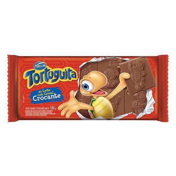 CHOC TORTUGUITA LEITE CROCANTE 80G