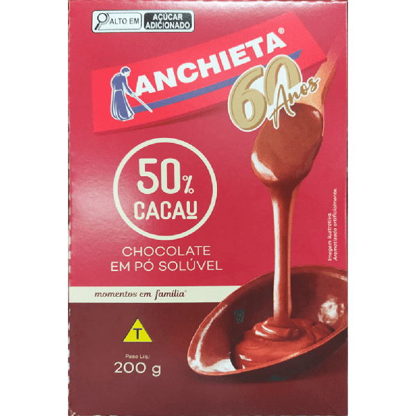 CHOCOLATE EM PO 50% ANCHIETA 200GR