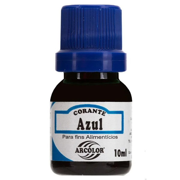CORANTE LIQUIDO AZUL 10ML SABOR