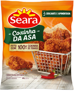 COXINHA DA ASA FRANGO SEARA EMPANADO APIMENTADA 400GR