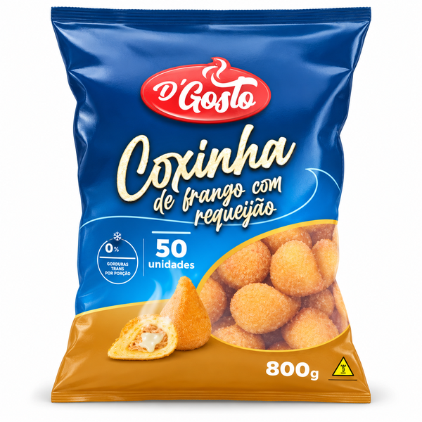COXINHA DE FRANGO C REQ D GOSTO 800G