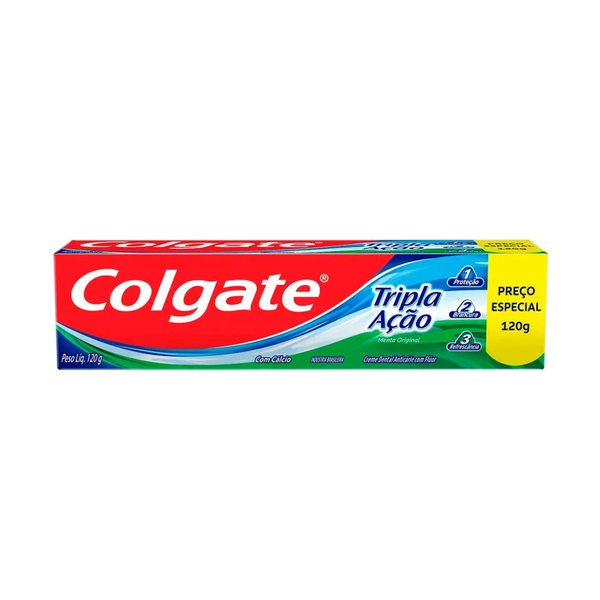 CR DENTAL COLGATE TRIPLA ACAO 120G