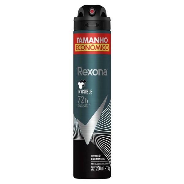 DESOD AERO REXONA INVISIBLE MEN 200ML