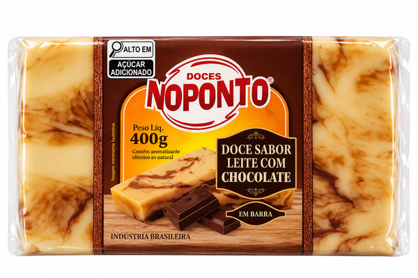 DOCE DE LEITE NOPONTO C CHOCOLATE 400 G