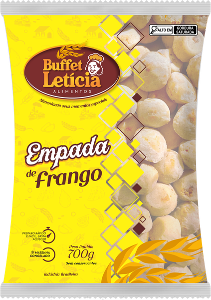 EMPADA DE FRANGO BUFFET LETICIA 700G