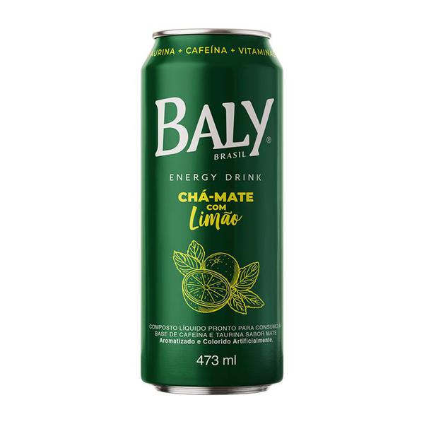 ENERGETICO BALY 473ML CHA-MATE C/ LIMAO