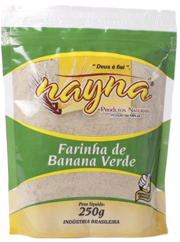 FARINHA DE BANANA VERDE NAYNA 250G