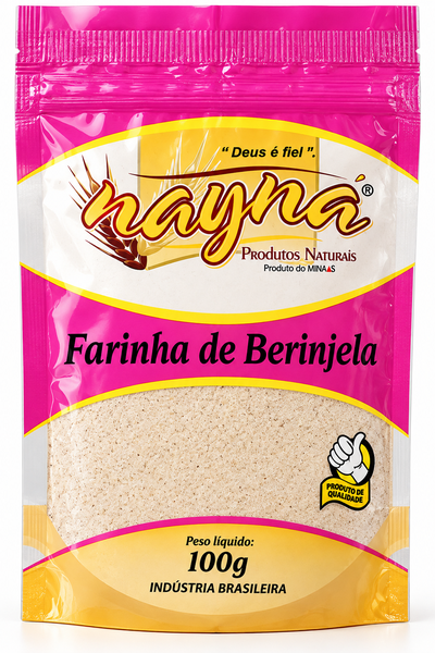 FARINHA DE BERINJELA NAYNA 100GR UN