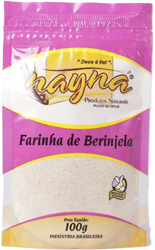 FARINHA DE BERINJELA NAYNA 100GR UN