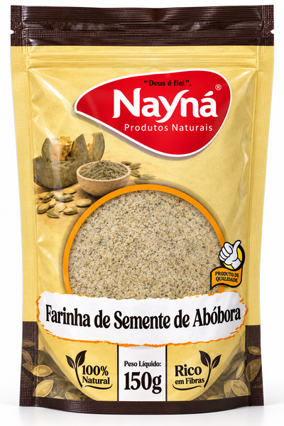 FARINHA SEMENTE DE ABOBORA NAYNA 150G