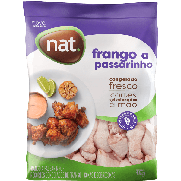 FRANGO A PASSARINHO NAT IQF PCTE 1KG