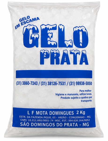 GELO PRATA CUBOS 2KG