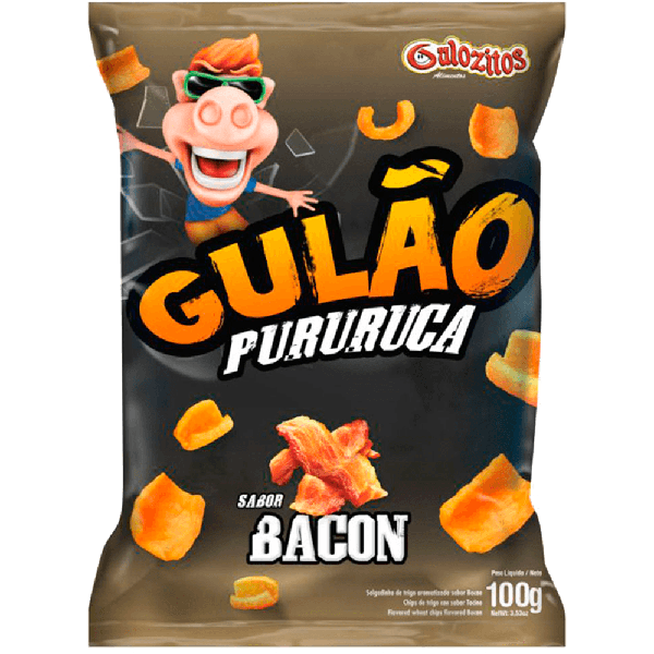 GULOZITOS SABOR BACON 100G