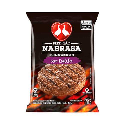 HAMB BOV COSTELA PD NA BRASA 150G