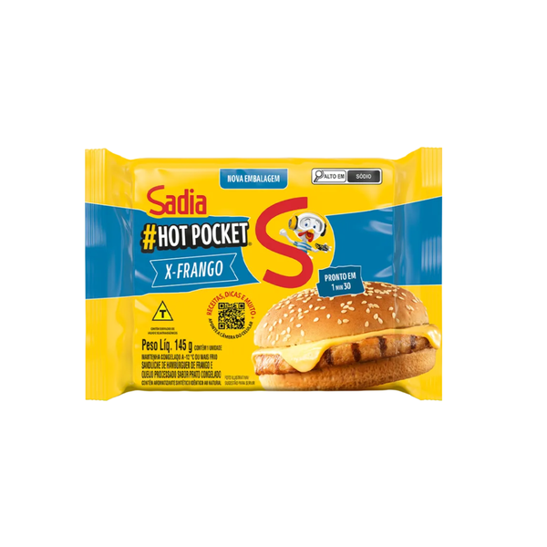 HOT POCKET X FRANGO SADIA 145G
