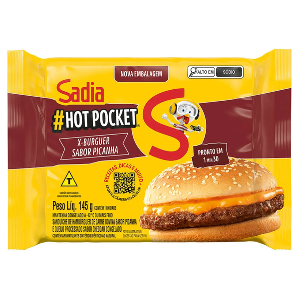 HOT POCKET X PICANHA SADIA 145G