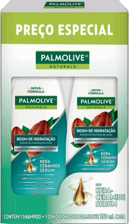 KIT SH E COND PALMOLIVE CACAU 350ML