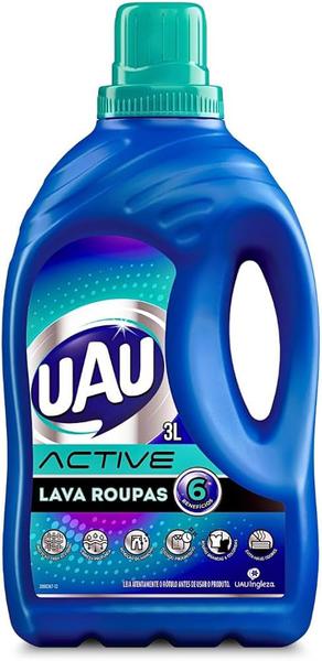 LAVA ROUPA LIQ. UAU 3LTS ACTIVE