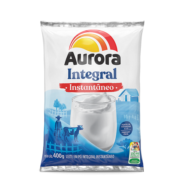 LEITE EM PO AURORA INSTANTANEO 400G