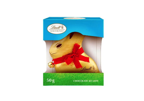 LINDT GOLD BUNNY AO LEITE 50G