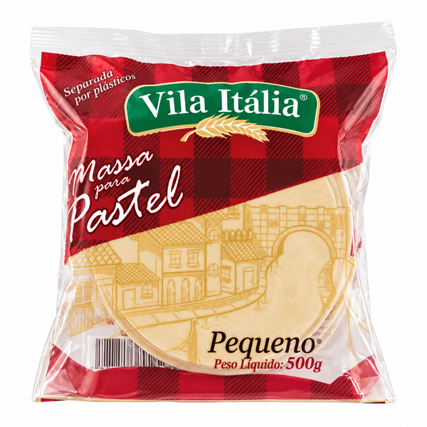 MASSA PASTEL VILA ITALIA PEQUENA DISCO 500G