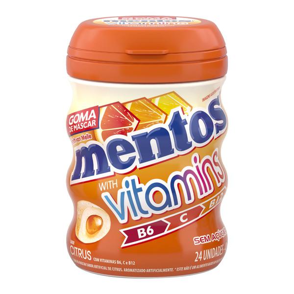 MENTOS GARRAFA GUM VITAMINS 56GR