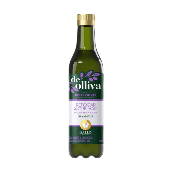 OLEO DE OLIVA GALLO CEBOLA E ALHO VD 500ML