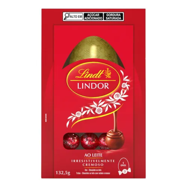 OVO LINDOR AO LEITE 132,5G