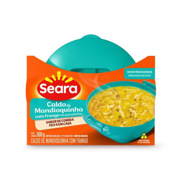 PANELINHA SEARA CALDO DE MANDIOCA C/FRANGO 300G