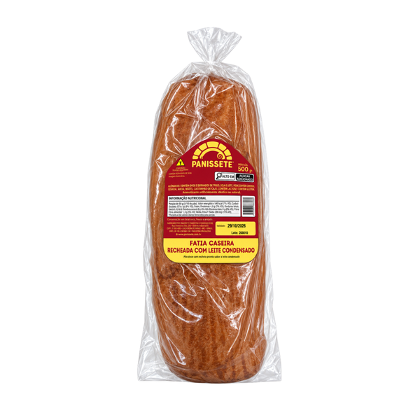 PANISSETE FATIA CASEIRA RECH C/LEITE CONDENSADO 500GR
