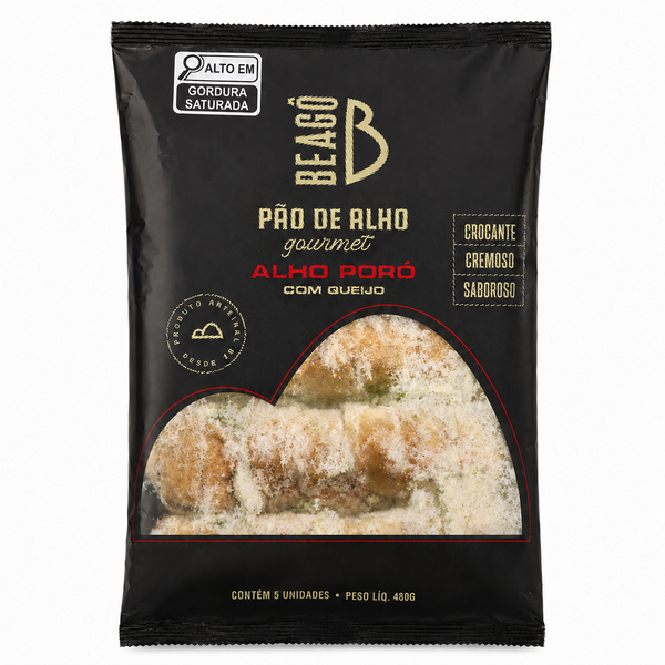 PAO DE ALHO BEAGO ALHO PORO 480G
