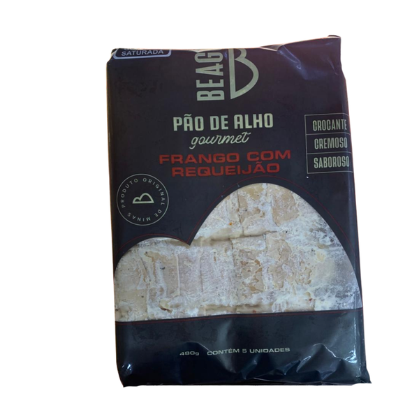 PAO DE ALHO BEAGO FRANGO COM REQUEIJAO 480G