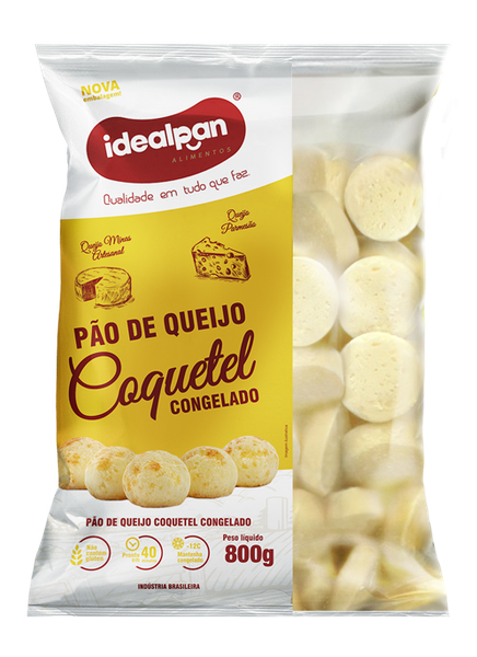 PAO DE QUEIJO IDEAL COQUETEL 800GR