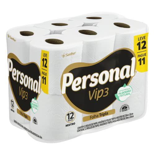 PAPEL HIG PERSONAL VIP3 20M FOLHA TRIPLA L12P11 NEUTRO