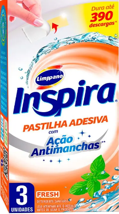 PASTILHA  SANITARIA INSPIRA LIMPPANO FRESH 3UN