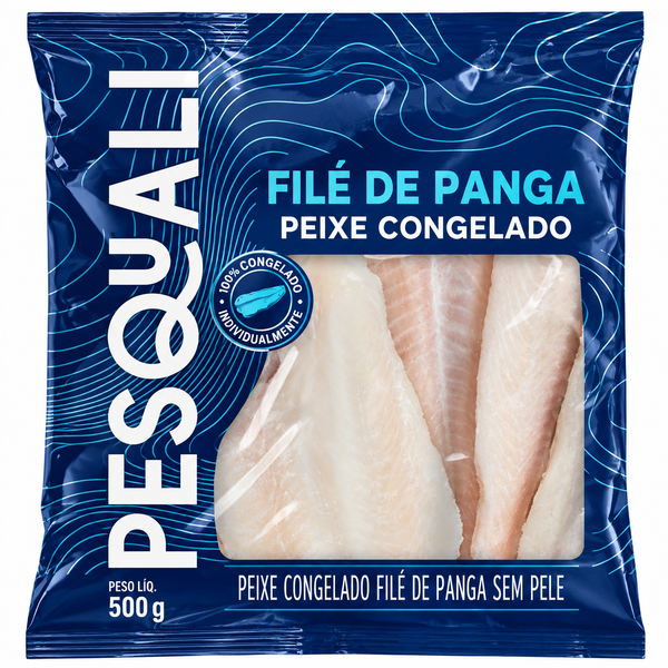 PEIXE FILE PANGA PESQUALI PCTE 500GR