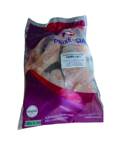 PEIXE PIRAMUTABA POSTA S/PELE PX E CIA 1KG