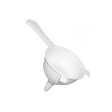 PENEIRA FUNIL 29CM BRANCA PLASUTIL