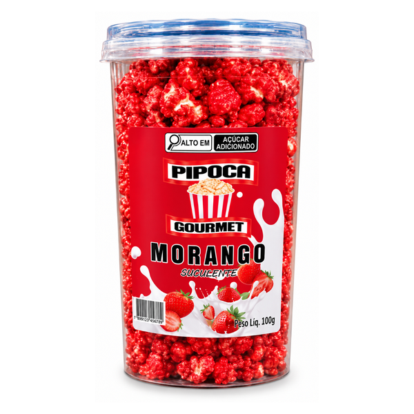PIPOCA GOURMET MORANGO 100G
