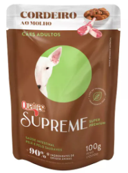 QUATREE SUPREMA SACHE CAO SABOR CORDEIRO 100GR