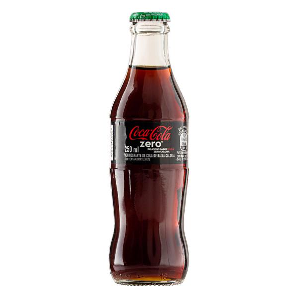 REFRIG COCA COLA ZERO 250ML VIDRO